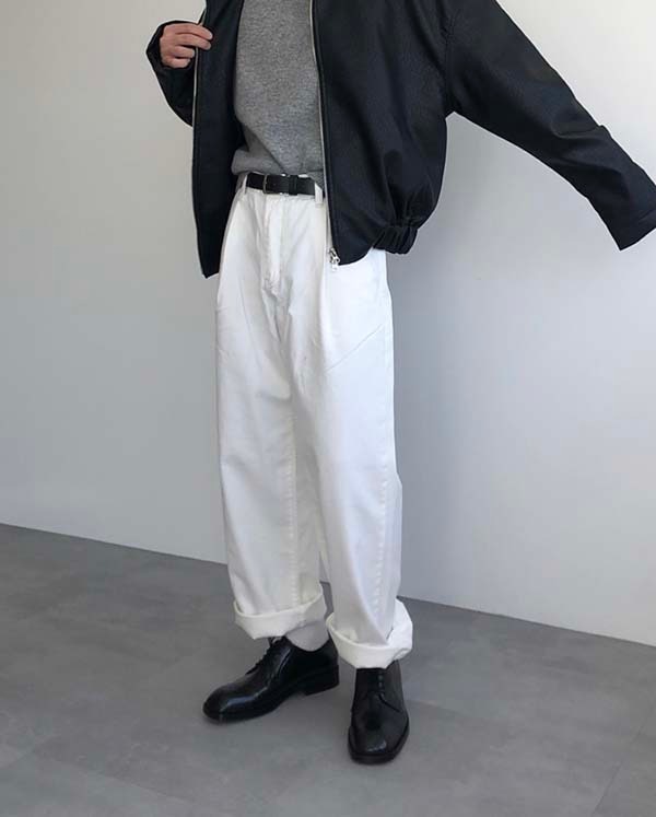 Ugly White Wide Pants