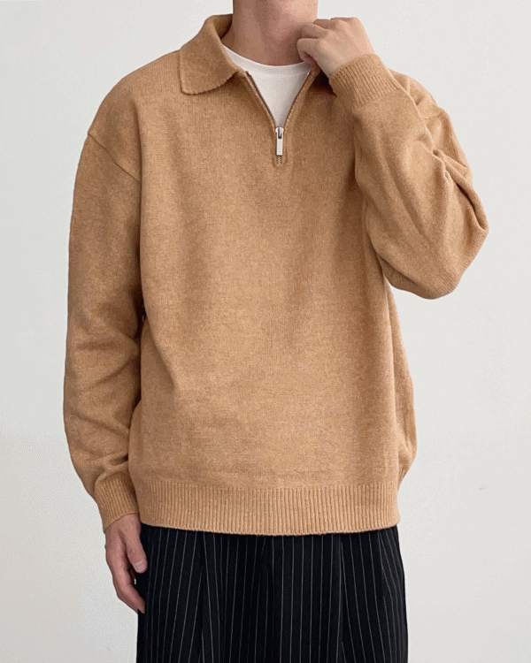 Lambswool Collar Knit (5color)