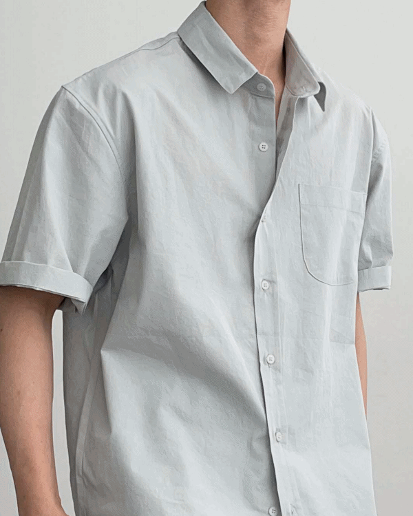 Mid Pocket Half Shirts (5color)