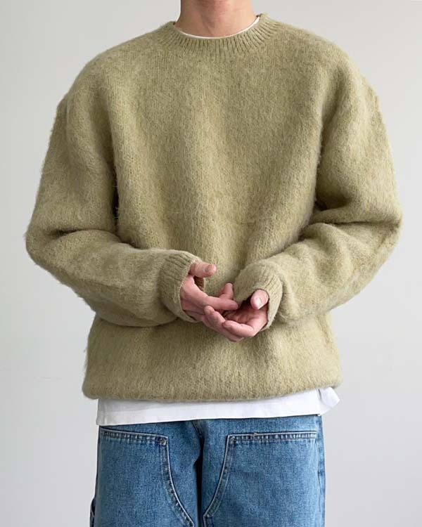 Ground Mohair Knit (4color)