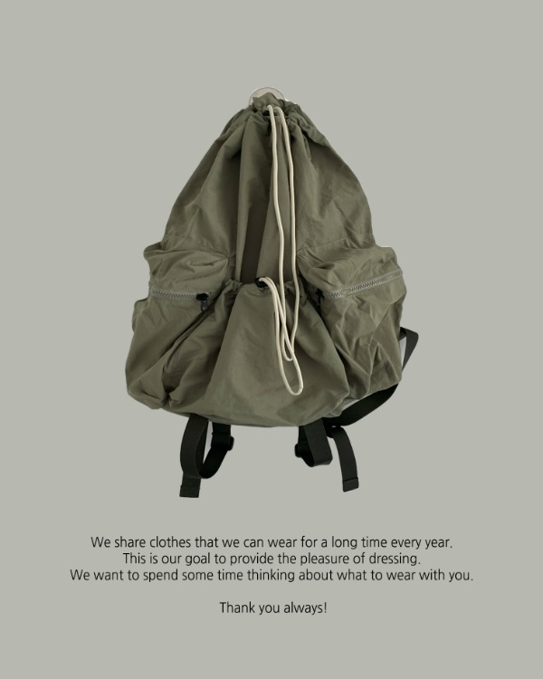 8130 String Backpack (3color)