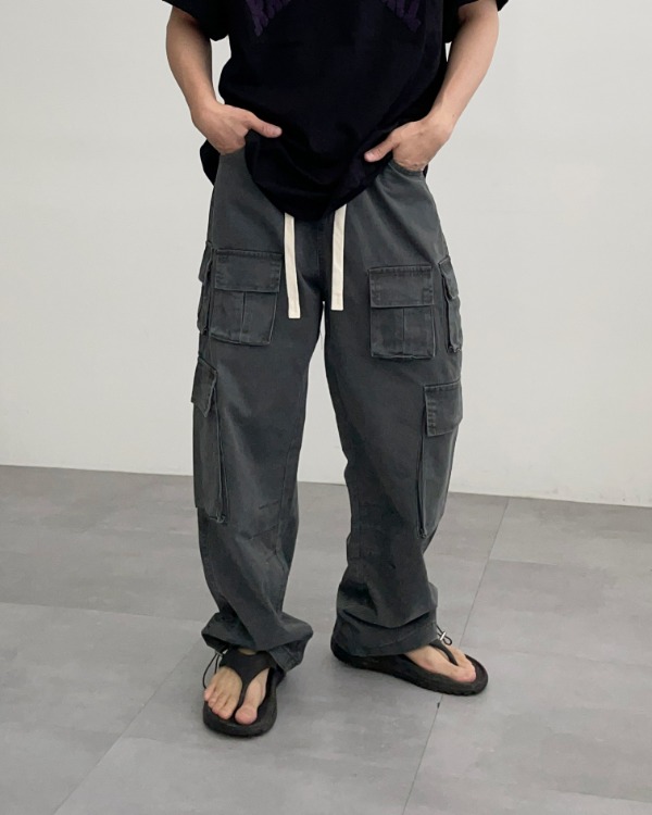 Y2K Multi Pocket Pants (3color)